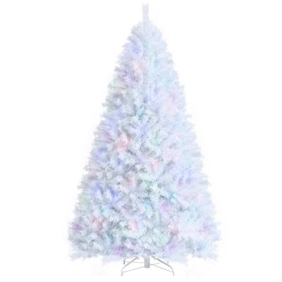 8-ft White Artificial Christmas Tree