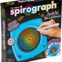 Spirograph Doodle Pad Arts and Crafts, Scratch Art, LCD Writing Tablet for Kids, Kids Toys, Art Supplies, Drawing Kit, Spiral Art, Double-Sides Stylus, Build-in Storage, Stencils Included, Ages 5+