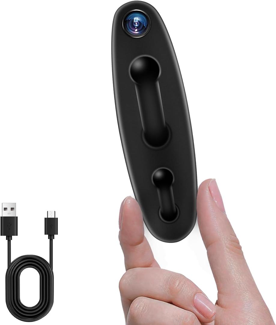 Body Camera 1080P HD Mini Video Recorder with Motion Detection Indoor Security Nanny Cam for Home, Pet, Video-only