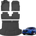 Floor Mats & Cargo Liner Custom Fit for Acura ADX 2025 All Weather TPE Rubber 1st & 2nd Floor Liners Automotive Trunk Mat for Acura ADX 2025 Accessories, Black