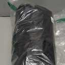 Firewood Log Rack Cover, Outdoor Waterproof Log Hoop Cover, Windproof Dry Wood Pile Holder Storage Tarp Heavy Duty UV Resistant Sun Snow Rain Durable PVC Backing Protector fit 4 Seasons Black