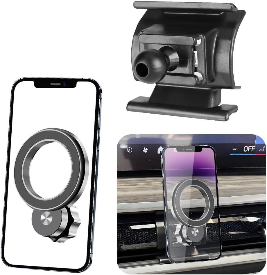 Car Magnetic Phone Mount for BMW X5 X5M 2024-2026 and X6 X6M 2024-2026 and BMW X7 2023 2024 2025 2026 Auto Interior Accessories Cellphone Holder Cell Phones Navigation Charging Screen Stand