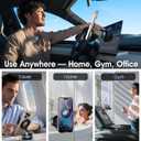 REOKILY 2026 Upgraded Vacuum Magnetic Car Phone Holder 360 Reinforced 96LBS Ultra Suction Cup Phone Mount for MagSafe Cell Phone Holders for Your Car/Gym/Mirror Mount for iPhone & Android, Black