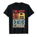 Im Not Old Im Classic Retro 70s 80s Outfit Funny Old People T-Shirt 2X