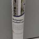 ReWallpaper Faux Beadboard Wallpaper Peel and Stick Prepasted Off White Contact Paper Self Adhesive Removable Wall Paper Vinyl Wainscoting Panels Wallpaper Rolls for Walls Ceiling Bathroom 17.5inx10ft