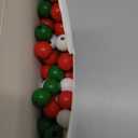 Hicarer 180 Pcs 16mm Colorful Wooden Big Bead Round Wood Beads with Large Hole Loose Spacer for Holiday Decoration DIY Crafts Jewelry Making(Green, Red, White)