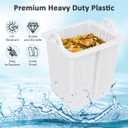 3 x WKZO SPX1600M Pool Pump Strainer Basket, 6" x 5.5" for Hayward Super Pump | Fits Hayward SP1600X5, SP1605X7, SP1610X15. 6"x5.5" Strainer, Heavy-duty, Strong Handle, Easy Clean