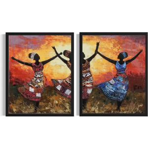 3 x Haiti African Art Poster Print, Africa Rural Landscape Wall Art, Heritage Artwork Culture Travel Poster Vintage Artwork Living Room and Bathroom Decor AA1 (Haiti African Art, 8 x 10 inches (2 Panels), Unframed) 3 x Haiti African Art Poster Print, Africa Rural Landscape Wall Art, Heritage Artwork Culture Travel Poster Vintage Artwork Living Room and Bathroom Decor AA1 (Haiti African Art, 8 x 10 inches (2 Panels), Unframed)