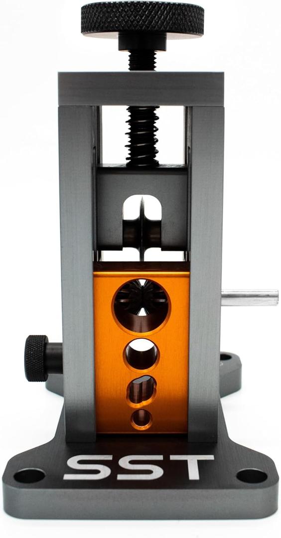 SST - Wire Stripping Machine - Drill-Powered Scrap Wire Stripper - Adjustable Wire Guide & Romex Slot - Strips Copper, Solid, & Stranded Wires