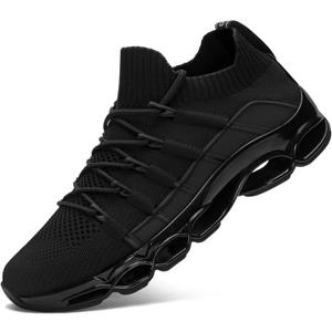 DYKHMILY Steel Toe Wide Sneakers for Women Lightweight Safety Shoes Breathable Slip on Work Shoe 7