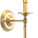 Brushed Brass Wall Sconce Modern Gold Bathroom Wall Lighting Vanity Light Fixtures with Metal Lampshade Industrial Mid Century Wall Mount Lights for Living Room Bedroom Stairs Corridor Mirror