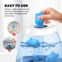 puxyblue 18-Pack Humidifier Tank Cleaner Blue Small Submarine Fit for Most Humidifiers and Fish Tanks, Purifies Water, Prevents Hard Water Build Up, Eliminates White Dust and Odours