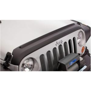 Bushwacker - Trail Armor, Front Hood Guard | Fits 2018-2025 Jeep Wrangler JL 2-Dr.; 2018-2025 Jeep Wrangler JL (Includes 4XE); 2020-2025 Jeep Gladiator, Black | 1-Piece 14093