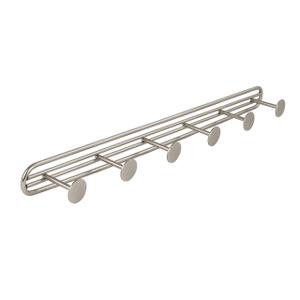 SPECTRUM 6-Hook Rack 1.75"Hx20.25"Wx2.25"D