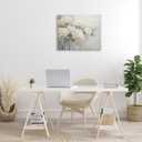 Subtle Fading White Hydrangeas, 24 x 30 Inch Canvas Wall Art