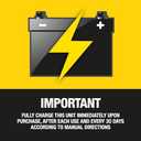 STANLEY J5C09 JUMPiT Portable Power Station Jump Starter: 1000 Peak/500 Instant Amps, 120 PSI Air Compressor, USB Port, Battery Clamps