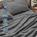 Bare Home King Sheet Set - 1800 Ultra-Soft Microfiber King Bed Sheets - Double Brushed - Deep Pockets - Easy Fit - 4 Piece Set - Bedding Sheets & Pillowcases (King, Grey)
