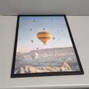 GEORHJ Poster Wall Art Print Canvas Print Painting Poster Hot Air Balloons Wall Picture Art Living Room Home Decor Modern Home and Bedroom Decoration 8x12inch (Solid wood)