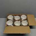 Gibson Home Great Essentials 16 Ounce Porcelain Coffee Mugs - Set of 6 - Cups for Latte, Hot Tea, Cappuccino, Mocha, Espresso, Cocoa