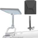 Starlink Mini Pole & Roof Rack Mount with Round Pole Install Range 0.98''-1.18'', Starlink Mini Cover with Anti-Scratch and All Round Protection, Suitable for Poles, Pipes, Roofs, SUVs and Outdoor Use