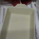 Sweejar Ceramic Bakeware Set, Rectangular Baking Dish for Oven Lasagna Pans for Cooking, Kitchen, Cake Dinner, Banquet and Daily Use, 11.8 x 7.8 x 2.75 Inches of Baking Pans (Red)