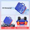 FPVtosky Hard Carrying Case for Nintendo Switch 2, Hard Shell Travel Protective Case for Switch 2 grip, 2 Pro Controllers, 22 Game Cards and Other Switch 2 accessories (Colour)