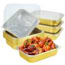 20 Pack 5 LB Aluminum Foil Pans, Heavy Duty, 11"8"2" Aluminum Food Containers with Lids for Baking, Meal Prep, Freezer, Heating and Takeout
