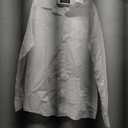 Boys Long Sleeve White Button Down Shirt - Collared Uniform White Dress Shirt (14-15)