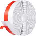 Pluden Heavy-Duty 3Inch (W) x 20FT(L) Door Weather Stripping, Extra Thick 2mm Door Draft Stopper Silicone Seal Strip, Draft Seal Tape for Doors Windows and Shower Glass Gap