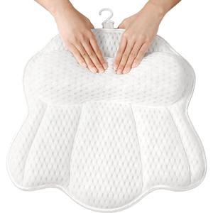 Non Slip Bath Pillows for Tub, 10 Enhanced Suction Cup Bath Pillow for Women Relaxing, Bath Tub Pillows for Head and Neck, Bath Pillow Luxury Bathtub Pillow, Spa Bathtub Pillow for Soaking Tub