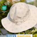 FURTALK Baby Girl Sun Hat UPF 80+ Wide Brim Toddler Beach Hats Sun Protection