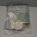 COSY HOMEER Toilet Rugs U-Shaped 24"x20", Ultra Soft Absorbent Bath Mat with Non-Slip TPR Backing, Machine Washable Shaggy Rug for Toilet, Beige