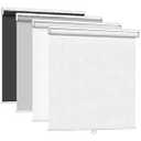 LazBlinds Cordless Roller Shade, Blackout Blinds for Windows, Thermal Insulated UV Protection Waterproof Fabric, Roll Up Door Blinds for French Doors, Home, Office, Bathroom: 23'' W x 72'' H, Grey