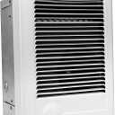 Electric Wall Heater for Indoor Use Complete Unit with Thermostat (Model: CSC151TW, Part: 67509), 5120 BTU, 120 Volt, 1500 Watt, White