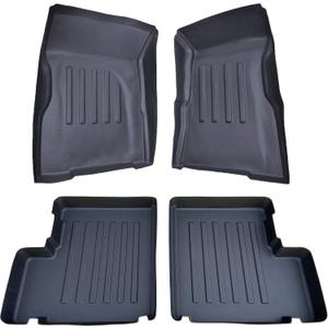 Compatible with 1992 H1 Hummer Front and Rear Floor Mats/Liners 1992 1993 1994 1995 1996 1997 1998 1999 200 2001 2002 2003 2004