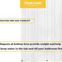 ZEMAHOME 2 Pack PEVA Plastic Shower Curtain Liner Premium Light Weight 72" x 72" Clear Bathroom Shower Showroom Curtain Liner with Rustproof Metal Gromments and Weighted Magnet