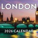 London Calendar 2026 England Monthly Wall Calender 12 Month | American Made In The USA