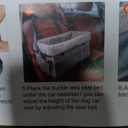 Center Console Pet Car Seat: Secure Dog Booster Seat with Metal Frame 