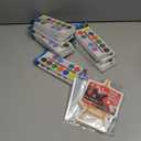 KIMOBER 24 Packs Valentine's Day Gifts Cards with Watercolor Paint,Valentines Day Exchange Gifts with 25 Seal Bags for School Classroom Party Favors Supplies