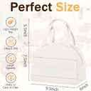Lunch Box for Women, Leakproof Insulated Lunch Bag, Cute Lunch Box, Lunch Tote Bag with Large Capacity, Lunch Container for Work/Office/School (M-Beige)