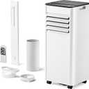 8000 BTU Portable Air Conditioner - Cools 350 Sq.Ft Quickly, 3-in-1 AC Unit with Remote, 24H Timer, Quiet Operation & Window Kit for Bedrooms Apartments Offices Dorms