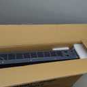 Mica Panel Space Heater, 1500W Quiet Electric Room Heater for Indoor Use, Fast 10-Second Heating, Adjustable Thermostat, Freestanding or Wall Mount, Overheat & Tip Protection, Black