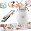 Electric Automatic Nail Clipper & Trimmer - Oblique Nail Clippers (2026 Improved Set) 3-in-1 Nail Grinder with LED Light & 3 Speeds|Gentle for Toenails&Fingernails|Ideal for Seniors, Adults & Babies