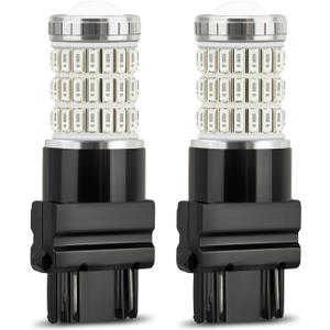 AUXLIGHT 3157 3156 LED Bulb Red, 3057 4157 LED Brake Lights Bulbs with Projector, Ultra Bright for Rear Brake Lights and Tail Lights (Pack of 2)