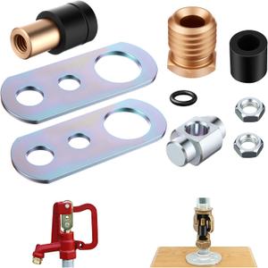Yard Hydrant Repair Kit for C-1000 Series Hydrant, Water Hydrant Parts Kit Fixes Leaks Quickly, Frost Free Faucet Repair Parts Easy Installation High Hardness Rust & Corrosion Resistant
