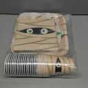 Halloween Party Supplies Kit for 24 Guests - Halloween Design with Disposable Dinner & Dessert Plates, Napkins, Cups, Tablecloth, and Banner -for Birthday Party Decorations