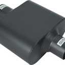 Pair of Single Chamber Performance Race Muffler 2.5" Center/Center Universal Muffler (2.5 Inch)