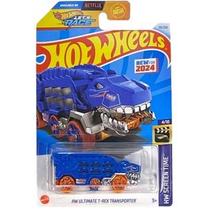 Pack Of 3 Hot Wheels Cars (Terra- Tracktyl,HW Ultimate T-shirt Rex, Ain't Fare)