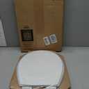 Mayfair Cassel Slow Close Toilet Seat, Easy Clean, Non Slip Premium Wood Seat, Easy Install, Made in USA, Round, White