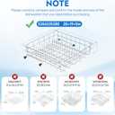 5304535380 Dishwasher Upper Rack Replacement, Compatible with Kenmore Crosley Frigidaire Upper Dishrack Assembly, Replaces AP7215765 5304517201 154331502 5304498202 5304498220